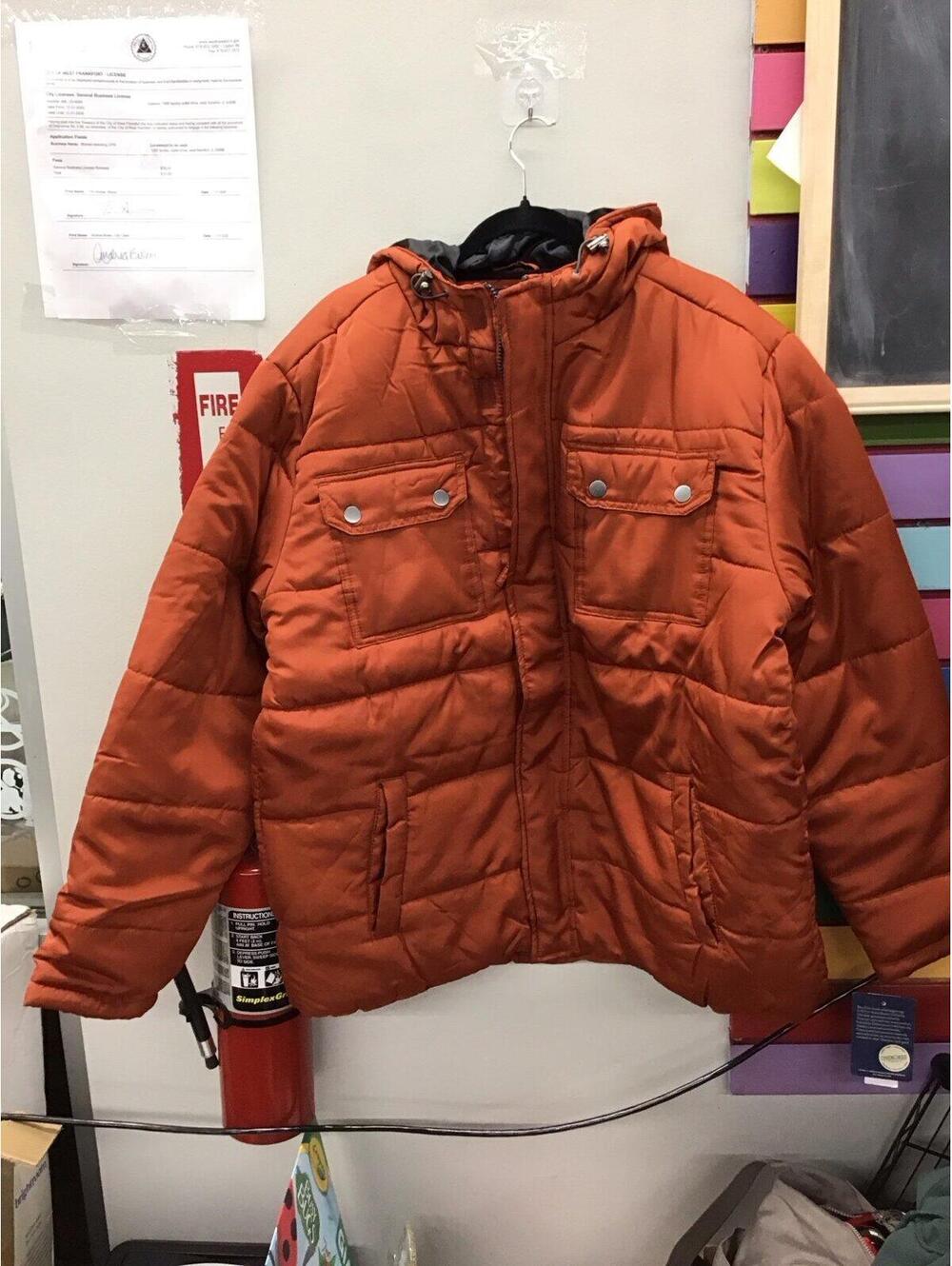 Cherokee womens burnt XL heavy puffer jacket new from JCPenney